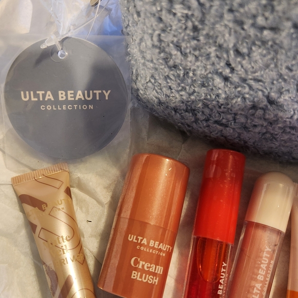 Ulta Beauty Collection with Blue Bag and Assorted Cosmetics - Picture 2 of 8